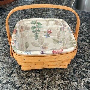 Signed Longaberger Small Berry Basket